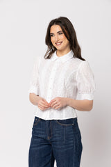 CAPTIVATE SHIRT WHITE SPOT