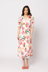 ACCOMPLISHED DRESS APRICOT BLOOM