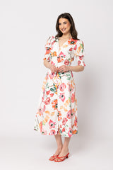 ACCOMPLISHED DRESS APRICOT BLOOM
