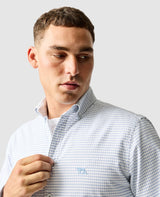 GUNN CHECK OXFORD 5 SPORTS FIT SHIRT DUSK BLUE