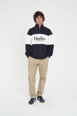 CLASSIC 1/4 ZIP BLOCK JERSEY NAVY