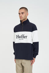 CLASSIC 1/4 ZIP BLOCK JERSEY NAVY SINCE 1997
