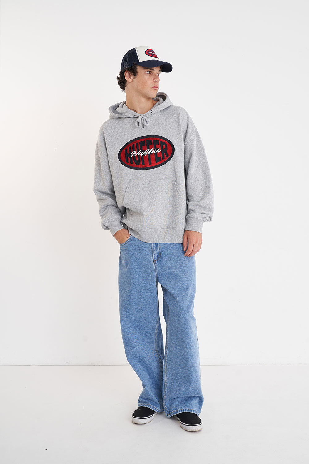 BLOCK HOOD 350 FINALS GREY MARLE