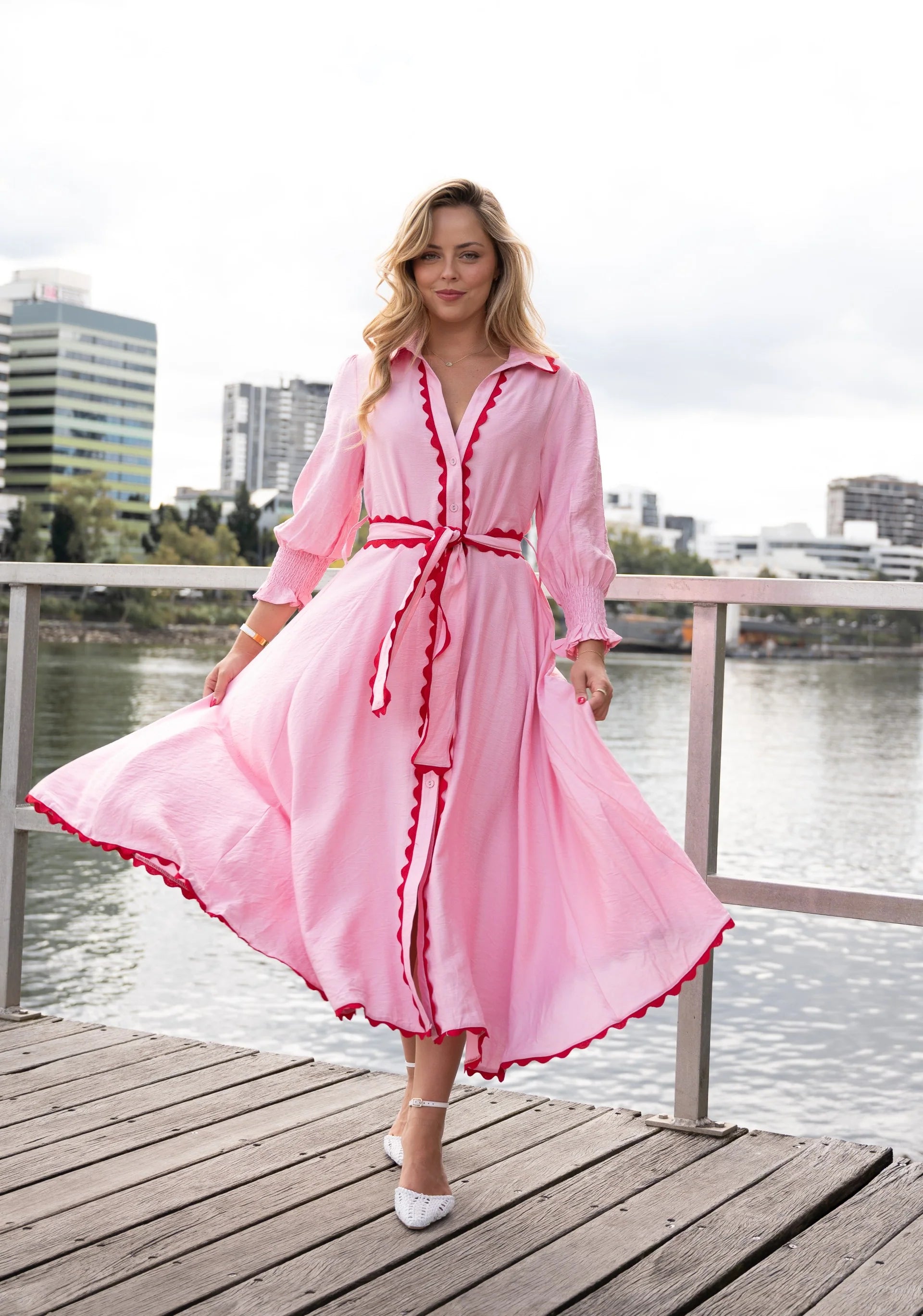 FREDDIE DRESS PINK PRE ORDER