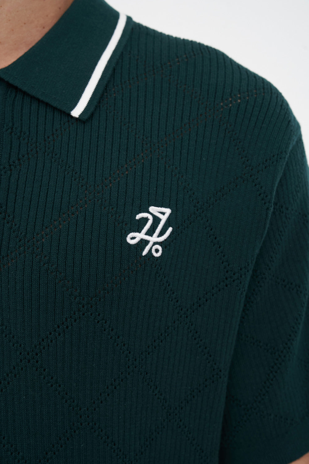 TRUE KNIT POLO GOLF GREEN