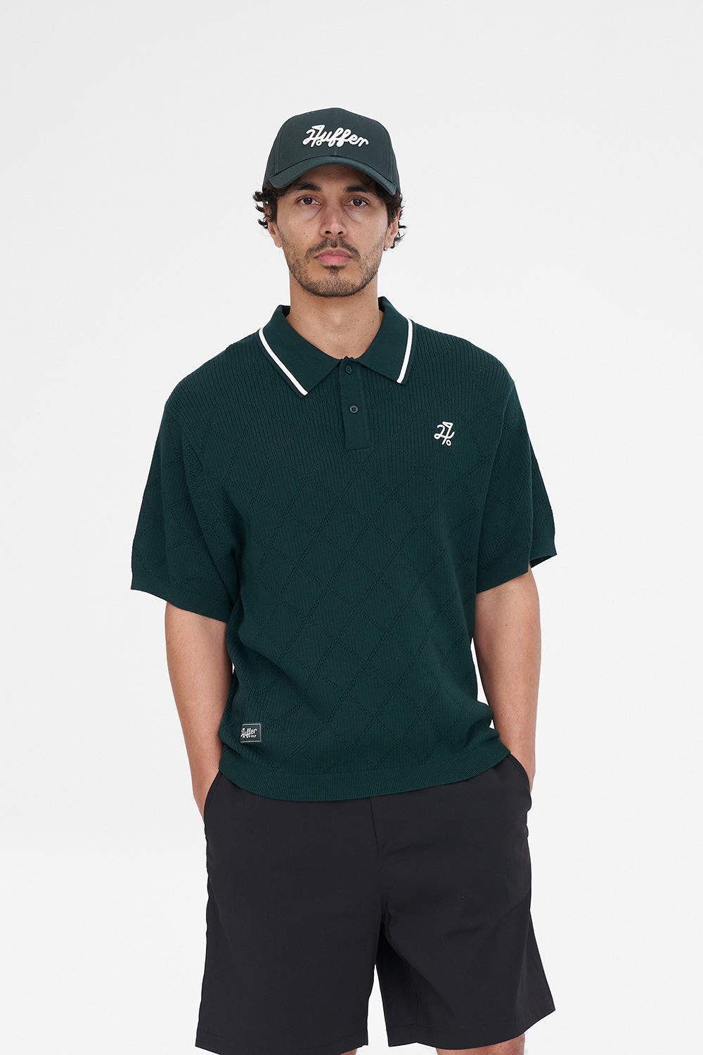 TRUE KNIT POLO GOLF GREEN