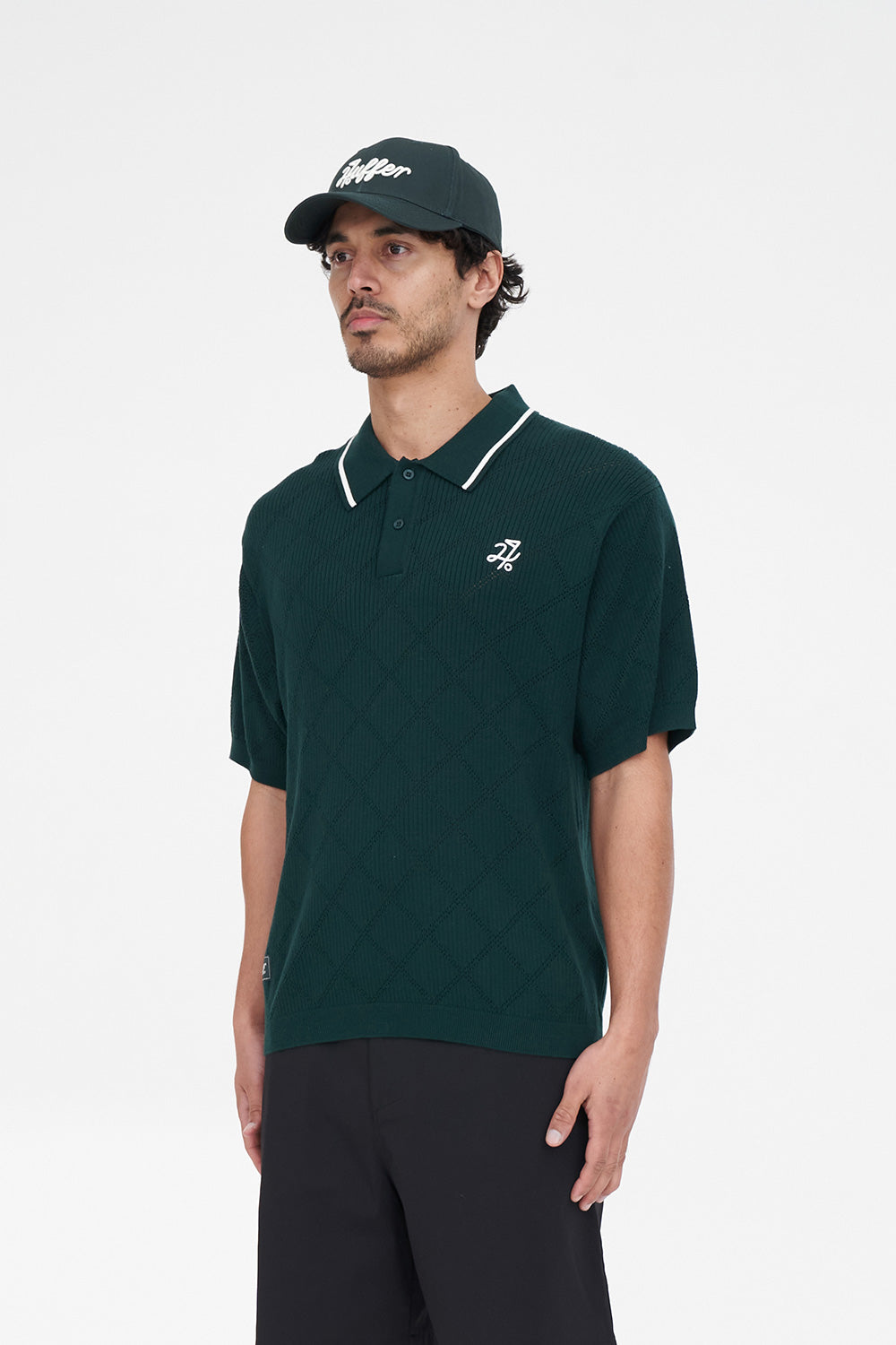 TRUE KNIT POLO GOLF GREEN