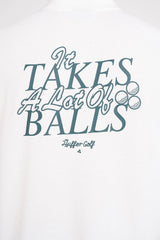 MENS PAR SS POLO BALLSY CHALK