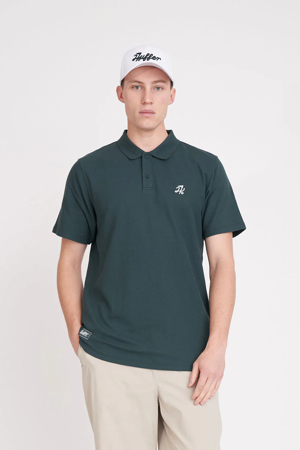 MENS CLASSIC SS POLO GOLF GREEN