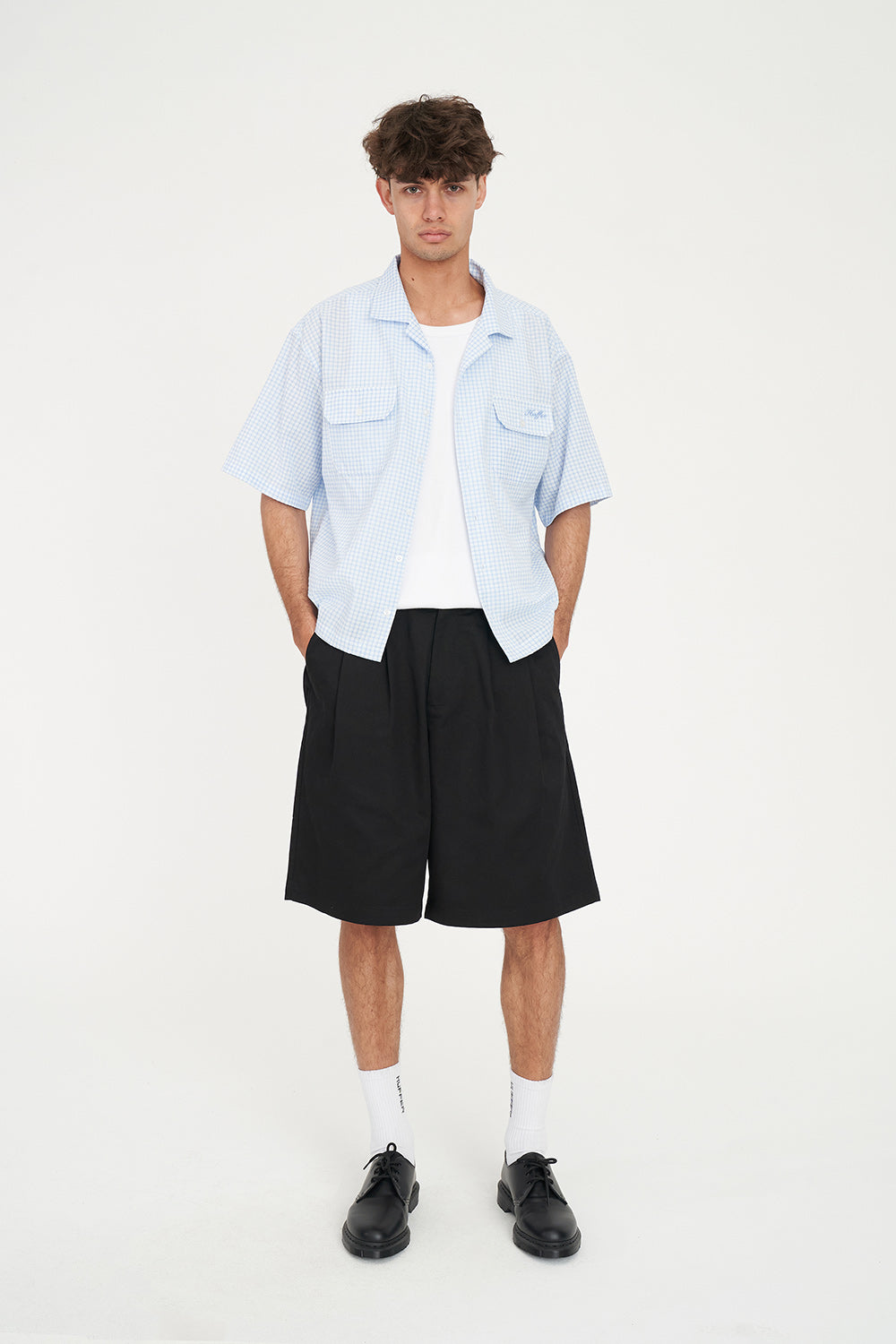 CHECK COSTA SHIRT Y2K BLUE