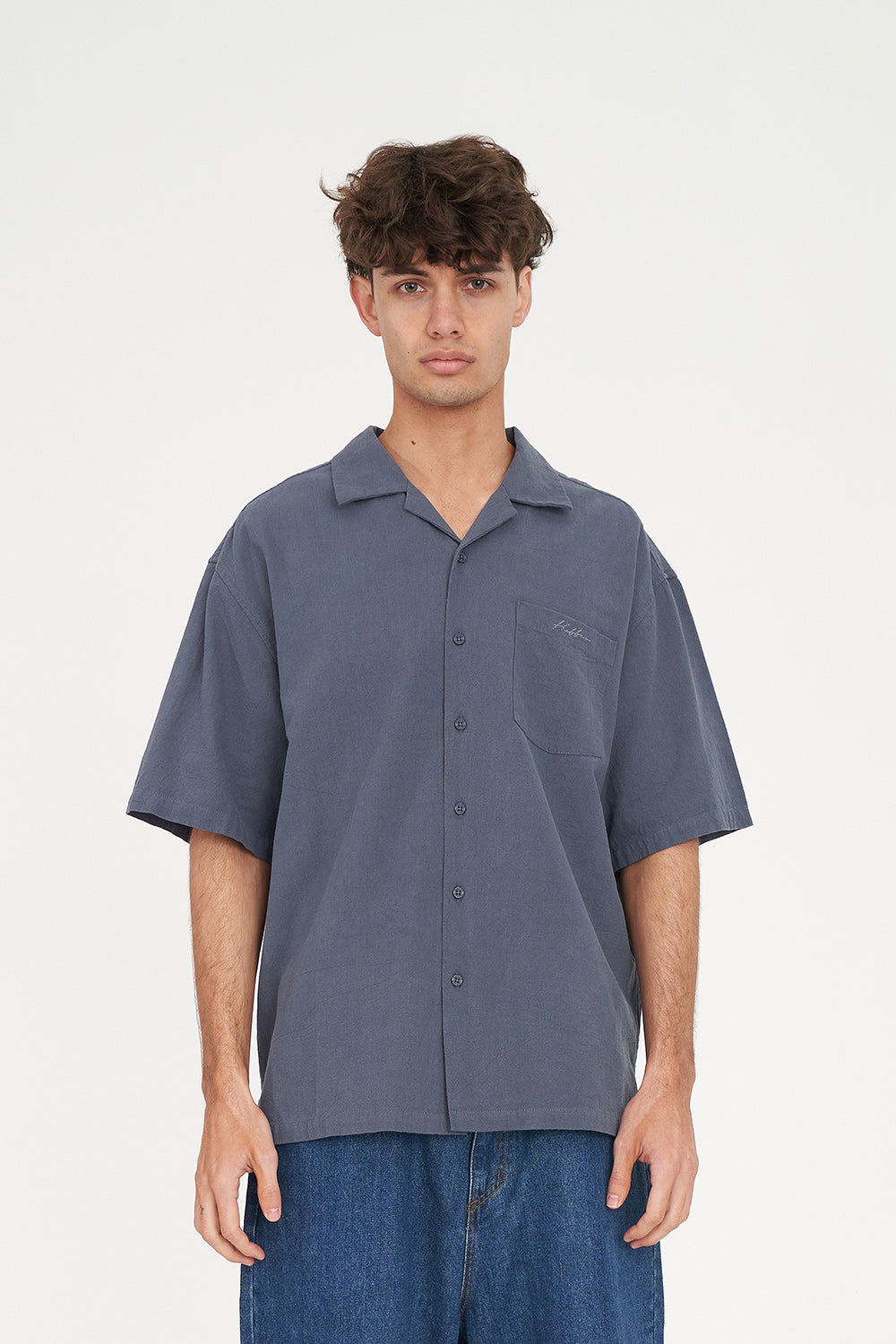 CABANA BOX SHIRT SLATE