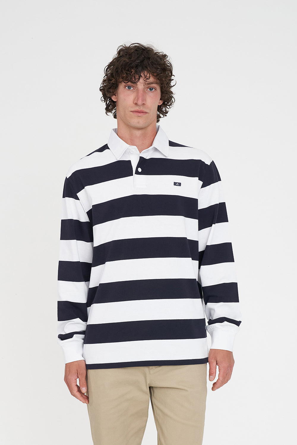 CLASSIC RUGBY 3BALL NAVY WHITE