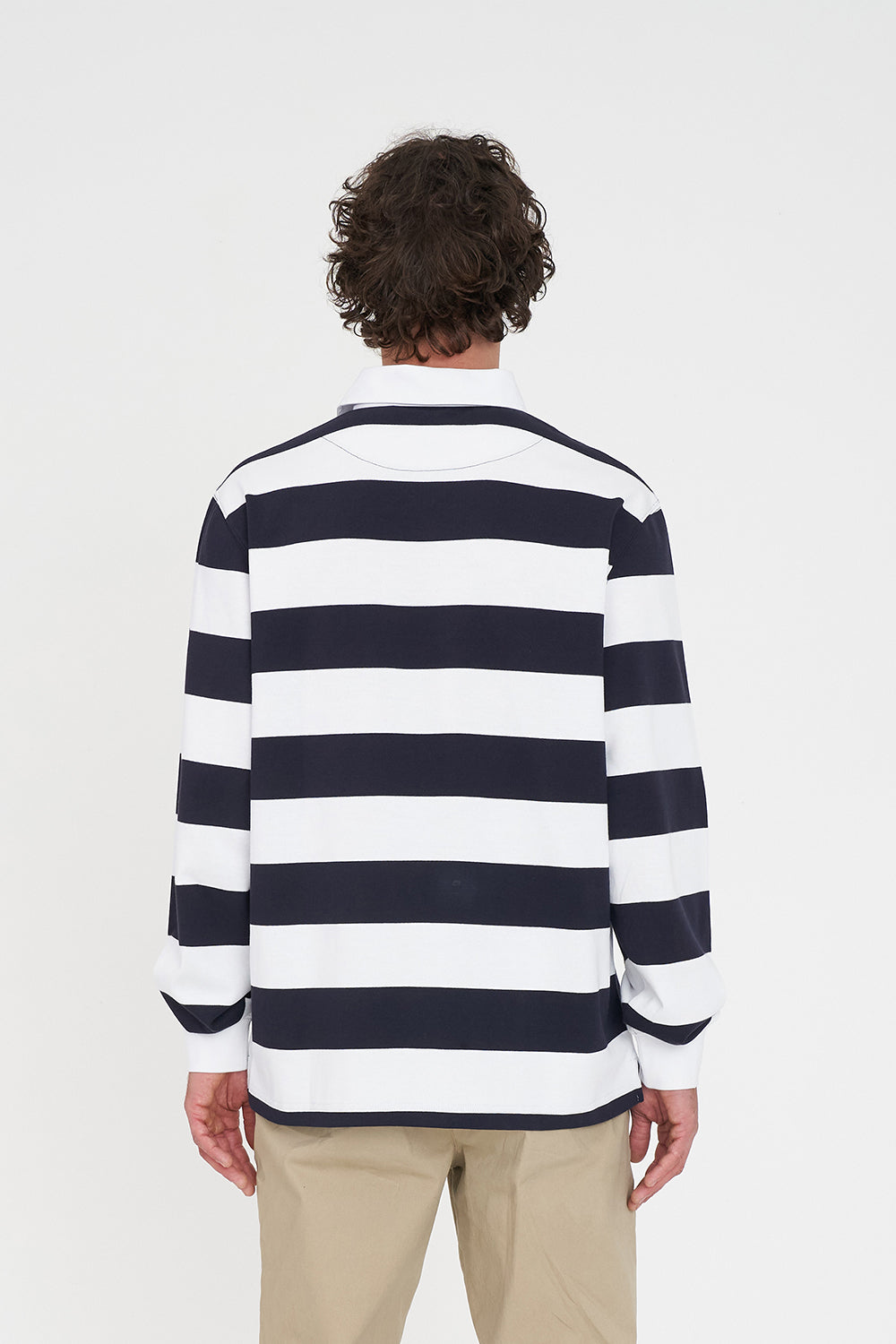CLASSIC RUGBY 3BALL NAVY WHITE
