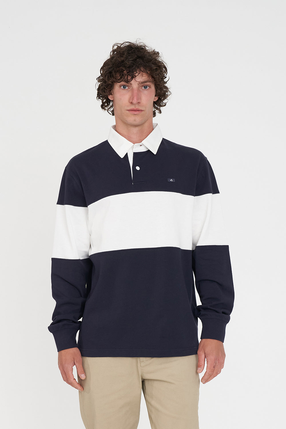 CLASSIC RUGBY 3BALL NAVY CHALK