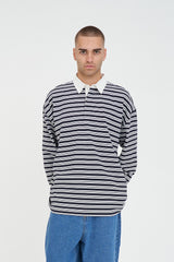 STRIPE GRAND RUGBY NAVY CHALK