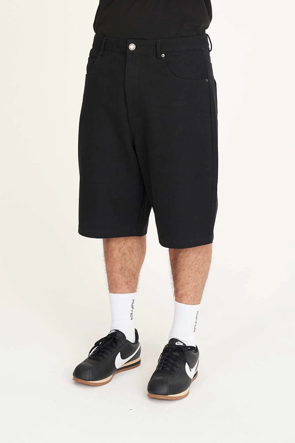 BOX DENIM JORT SLAB BLACK