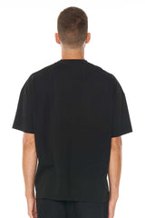BOX TEE 260 LINED OUT WASHED BLACK