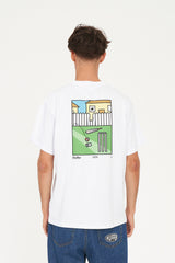 MENS SUP TEE 190 ON TARGET WHITE