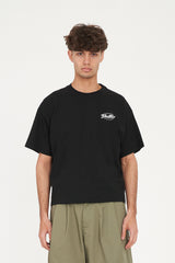 BLOCK CROP TEE 220 GAS IT BLACK