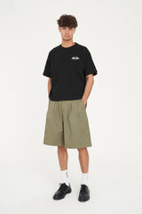 BLOCK CROP TEE 220 GAS IT BLACK