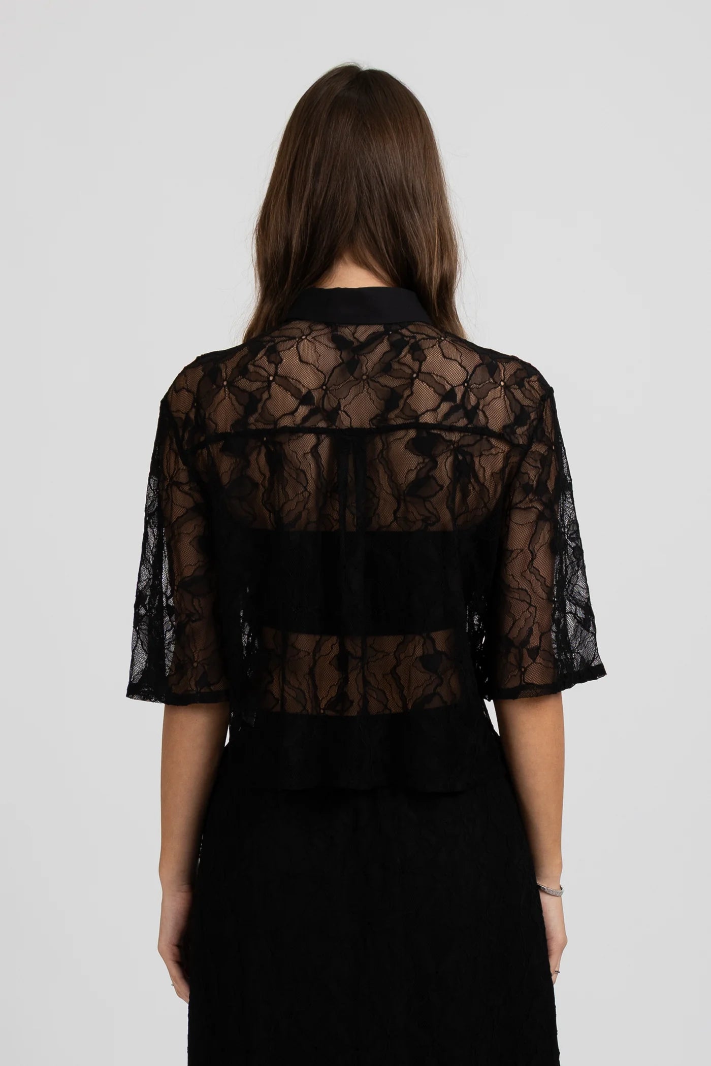 LACE IT SHIRT BLACK