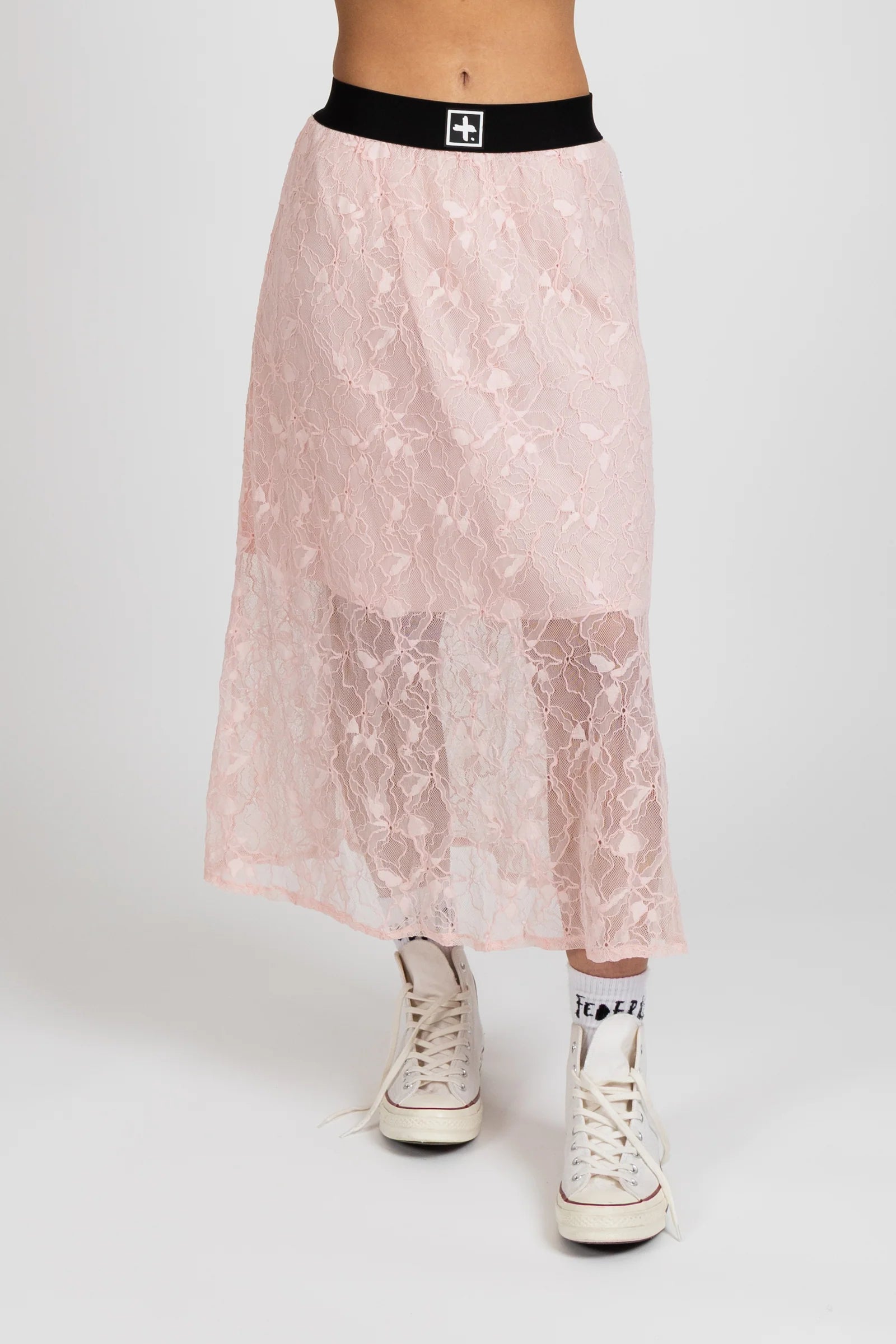 LACE IT SKIRT PINK