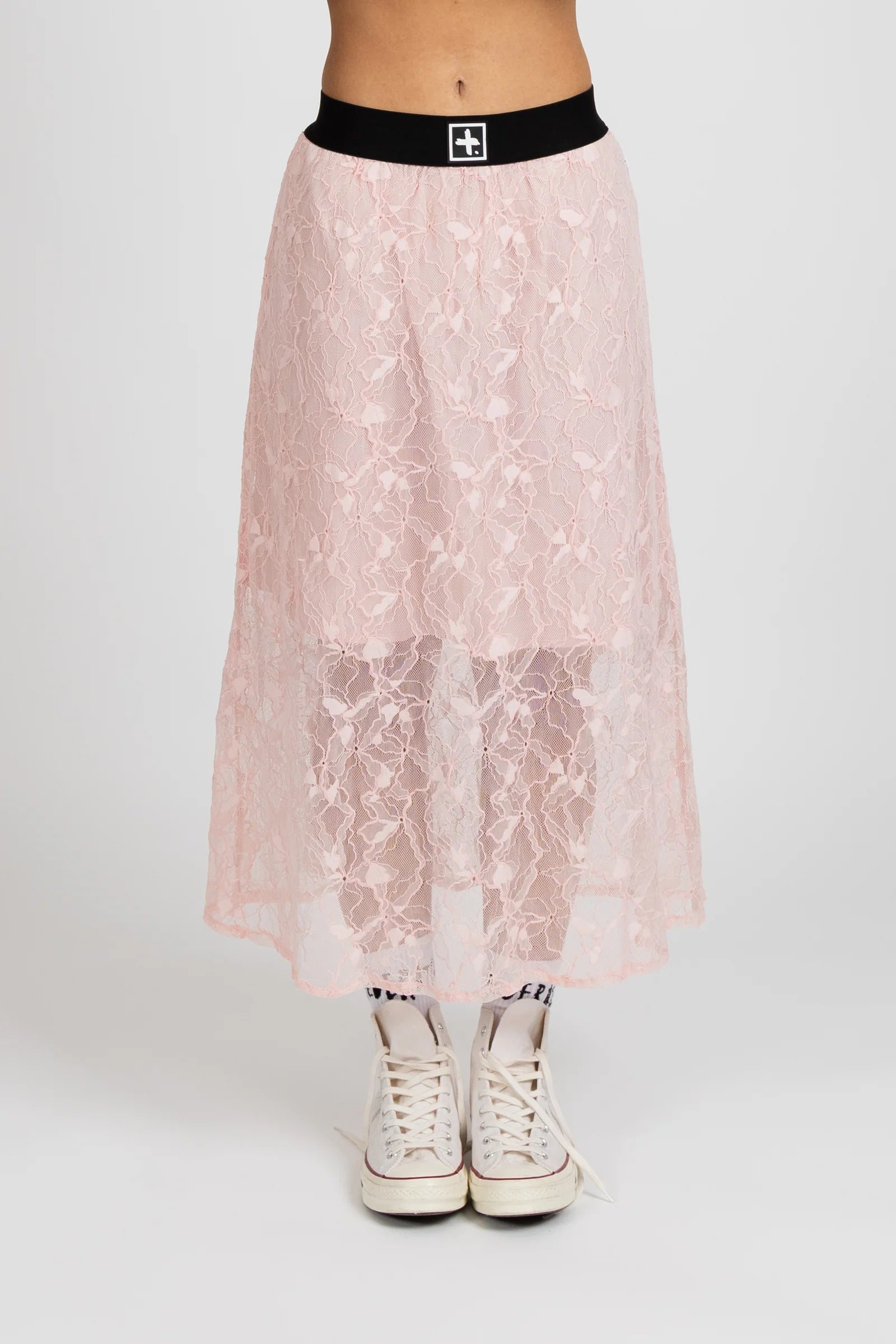 LACE IT SKIRT PINK
