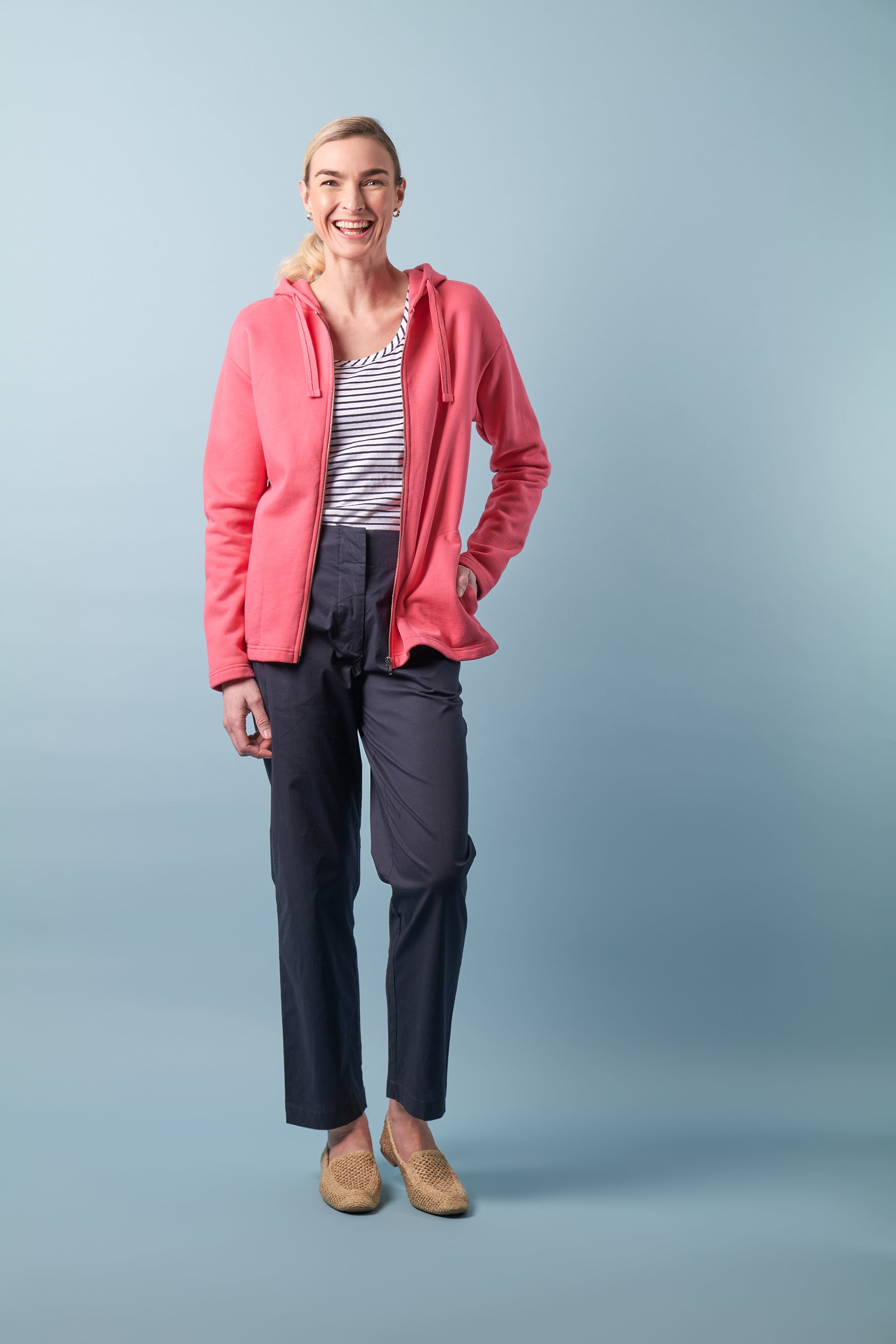 CARDRONA ZIP SWEAT MELON