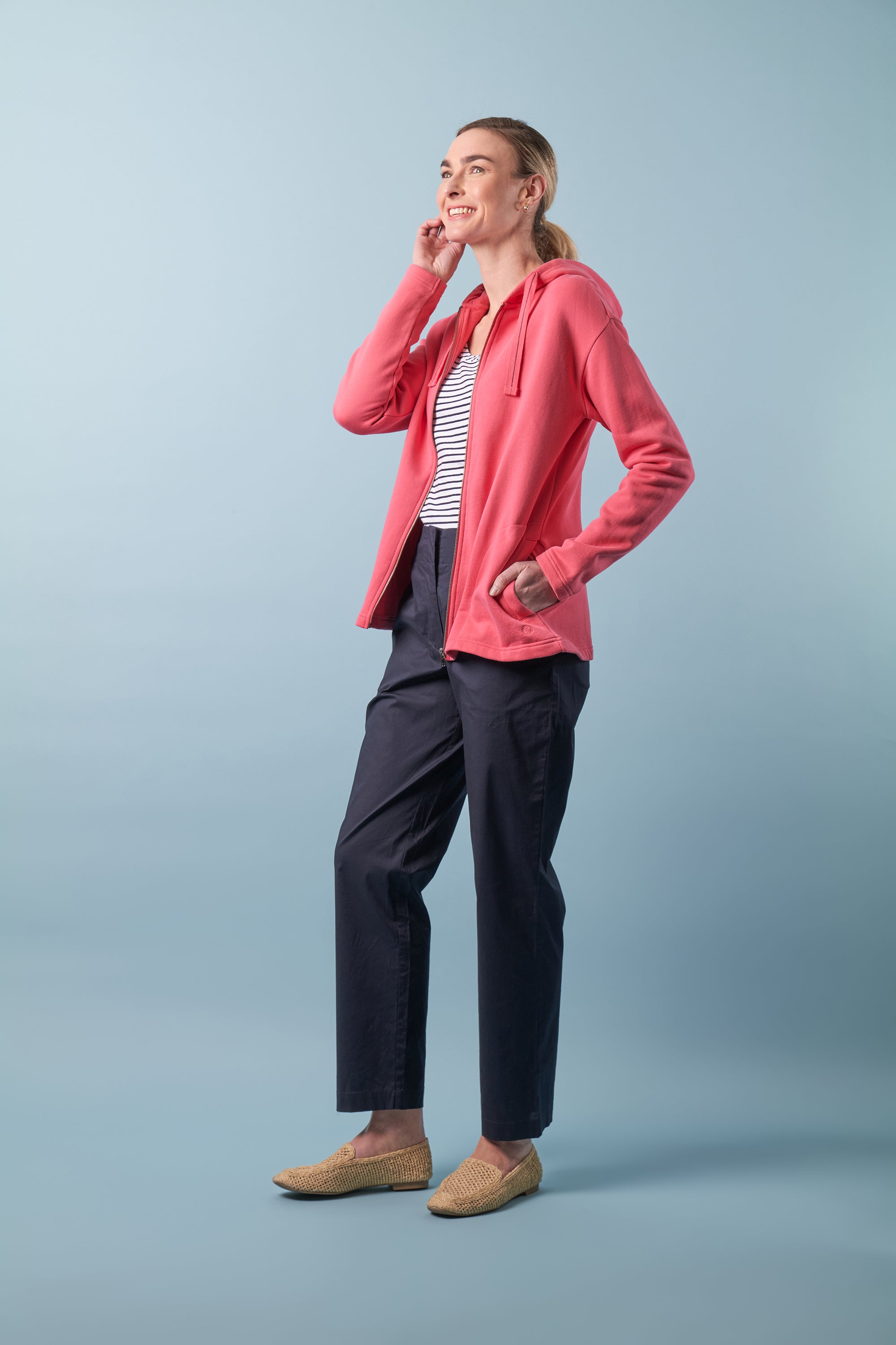 CARDRONA ZIP SWEAT MELON