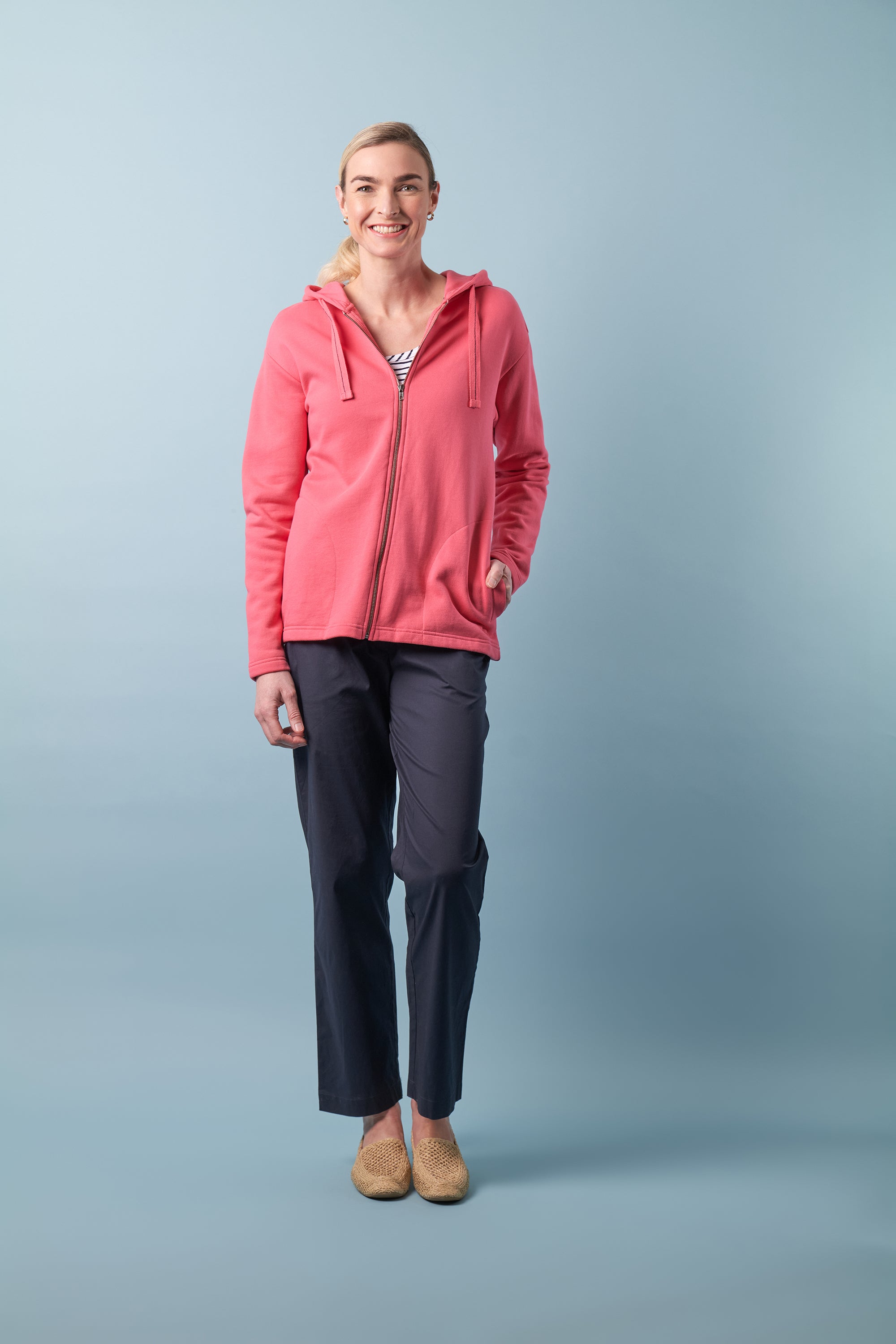 CARDRONA ZIP SWEAT MELON