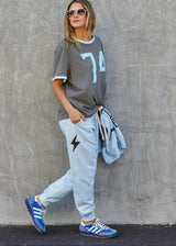RINGER TEE CHOC BLUE