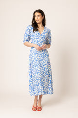 CHEERFUL DRESS BLUE LAGOON