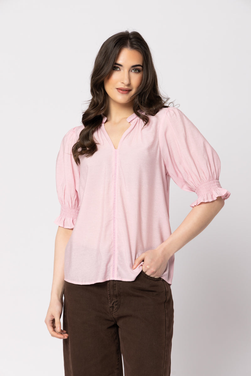 ADDYSON BLOUSE BLUSH