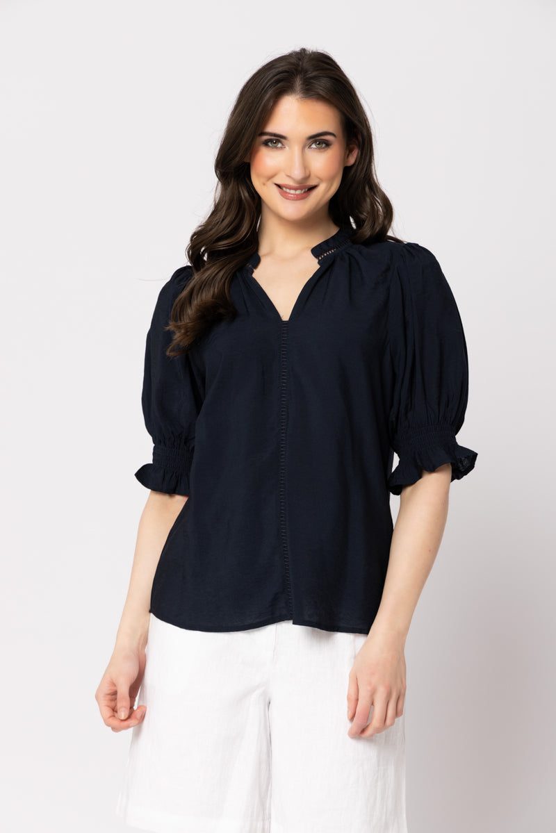 ADDYSON BLOUSE NAVY