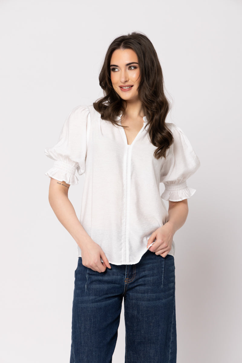 ADDYSON BLOUSE WHITE