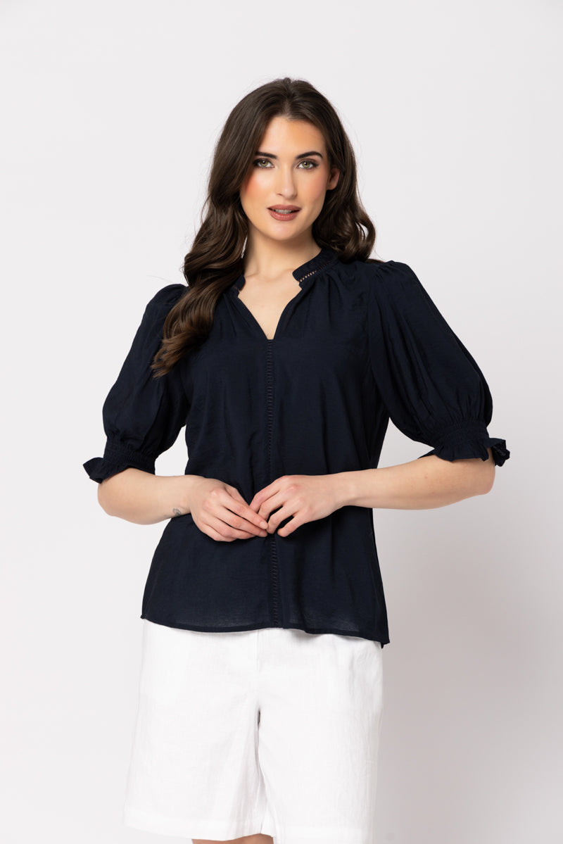 ADDYSON BLOUSE NAVY