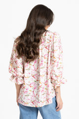 CELIA BLOUSE SPRING WATERCOLOUR