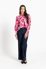 BYRON BLOUSE BLOSSOM SMUDGE