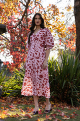 SUNRISE DRESS PLUM PETAL