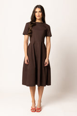 VOGUE DRESS CACAO