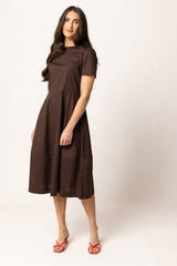 VOGUE DRESS CACAO