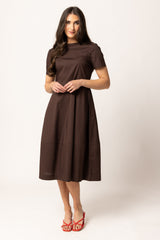 VOGUE DRESS CACAO