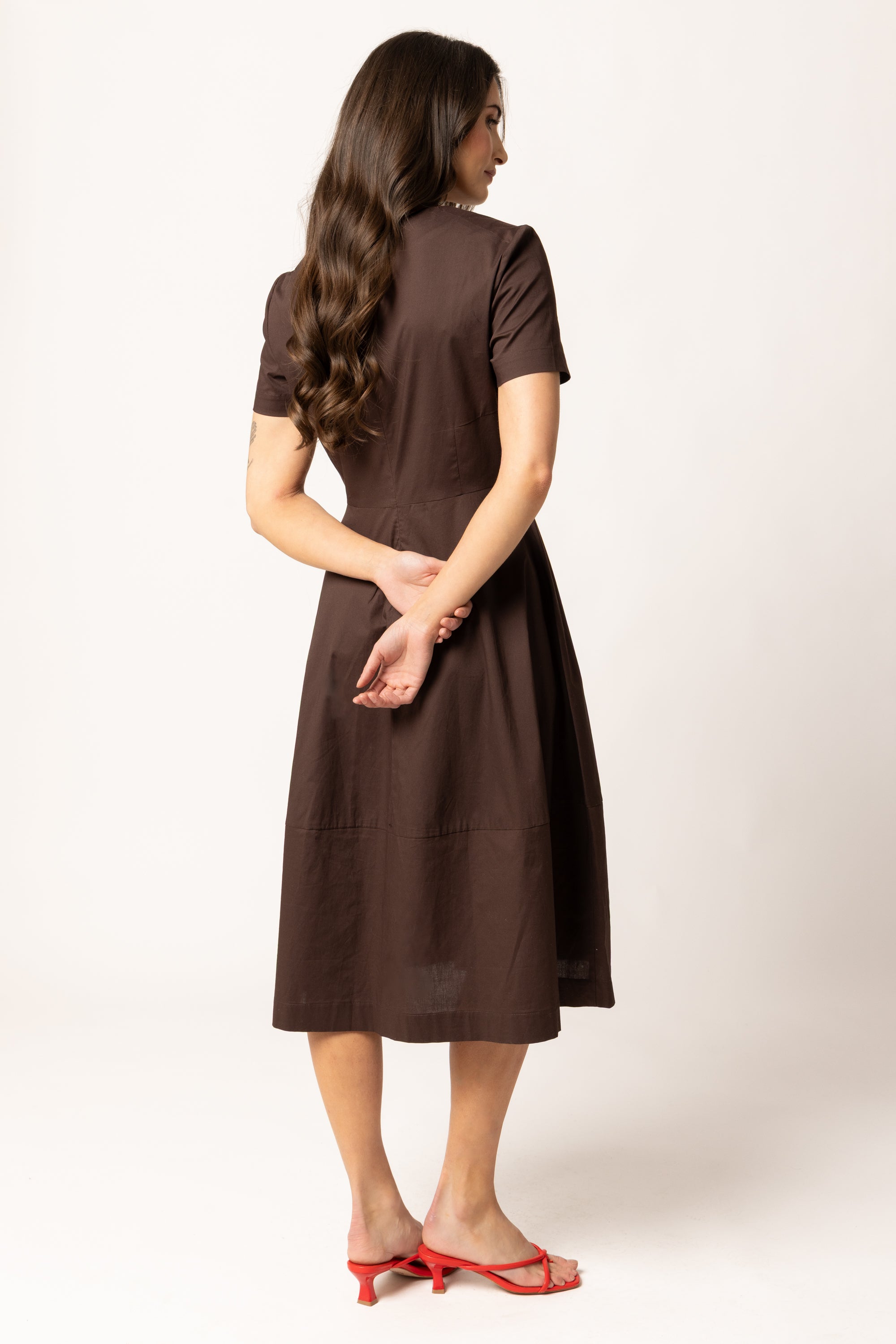 VOGUE DRESS CACAO