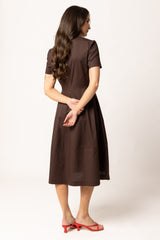 VOGUE DRESS CACAO