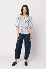 CAPELLA BLOUSE INK SPOT