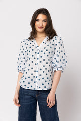 CAPELLA BLOUSE INK SPOT