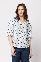 CAPELLA BLOUSE INK SPOT