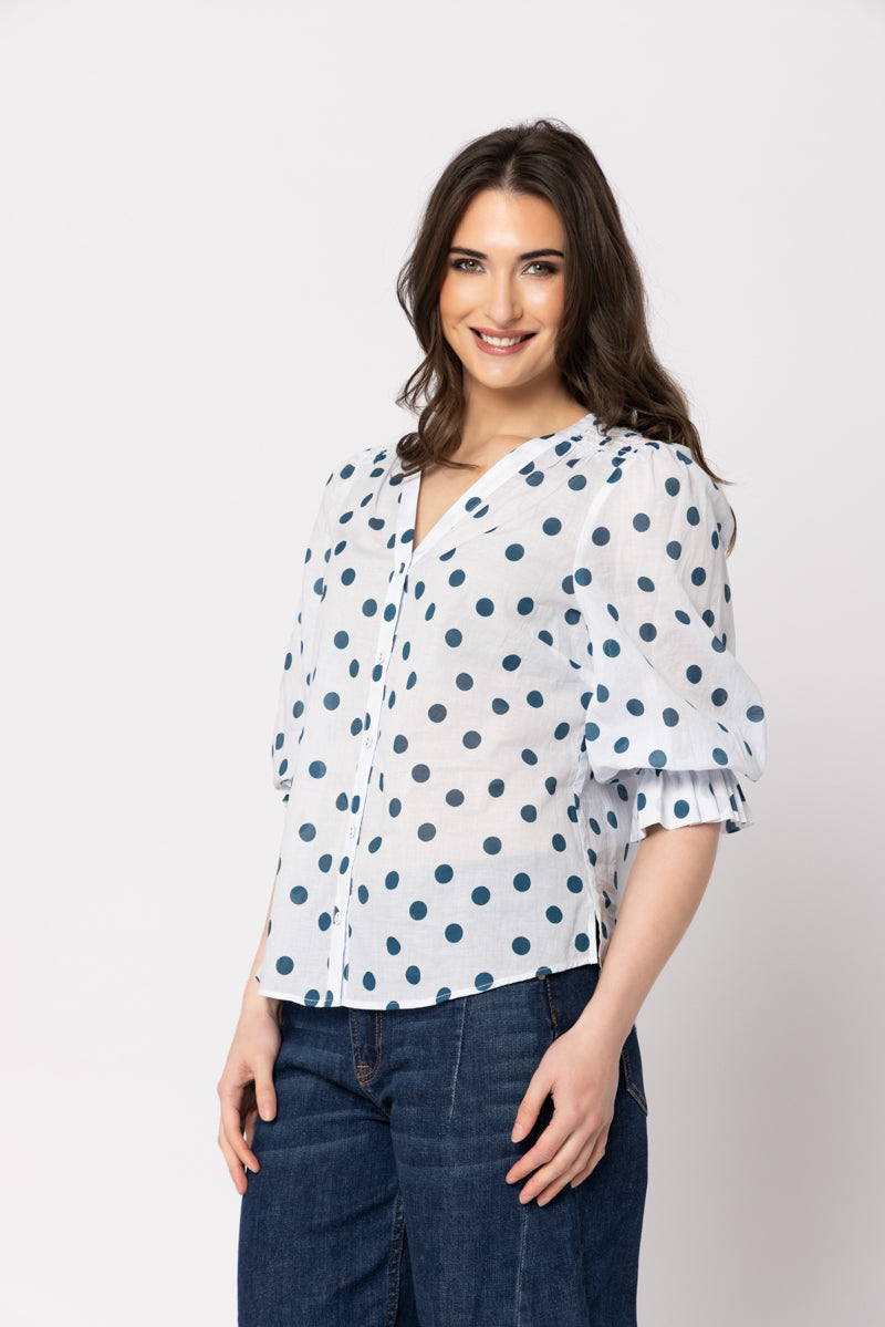 CAPELLA BLOUSE INK SPOT
