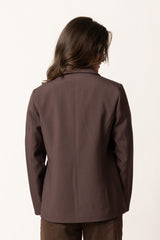 RELAXED BLAZER CACAO