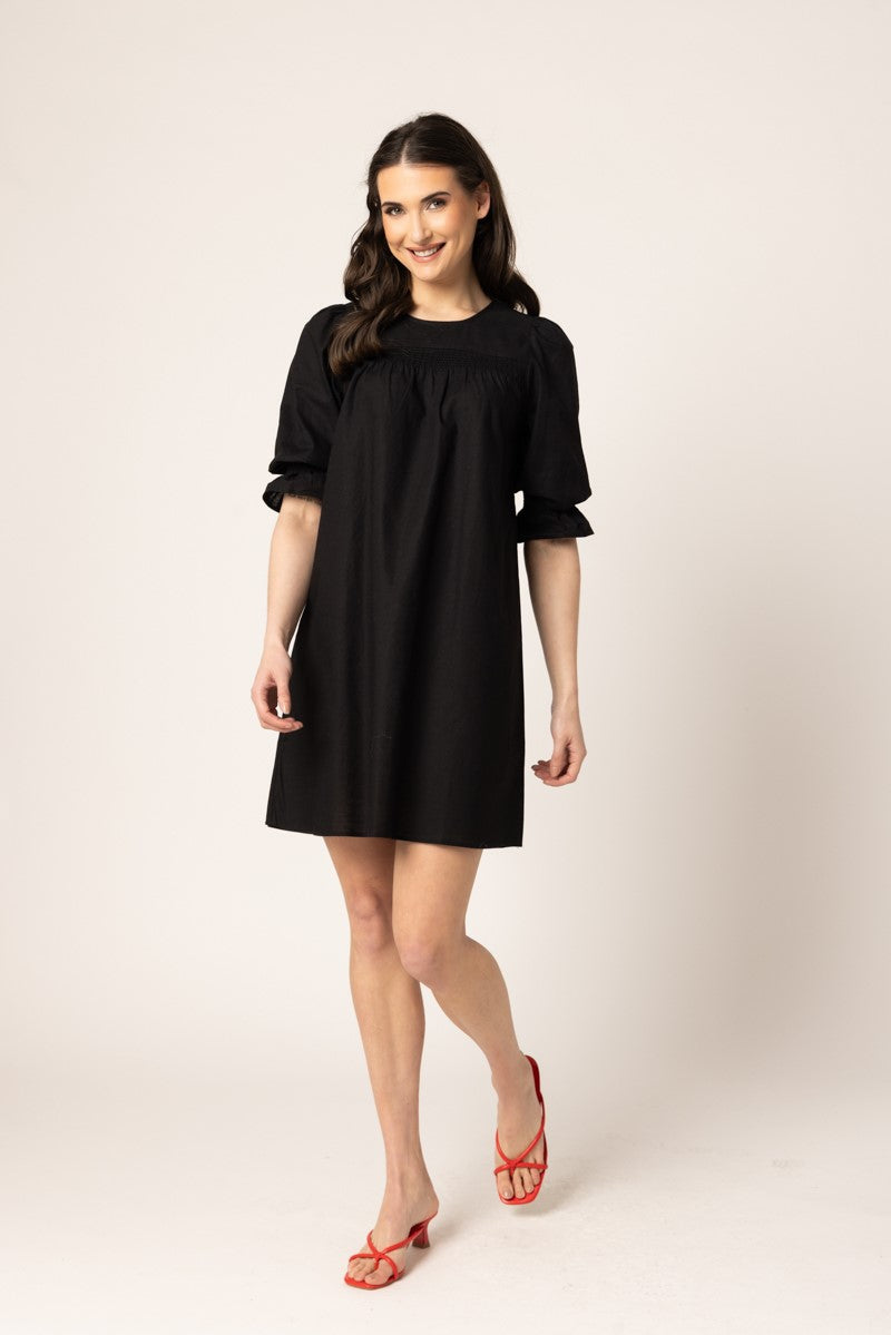 NOBLE SHIFT DRESS BLACK